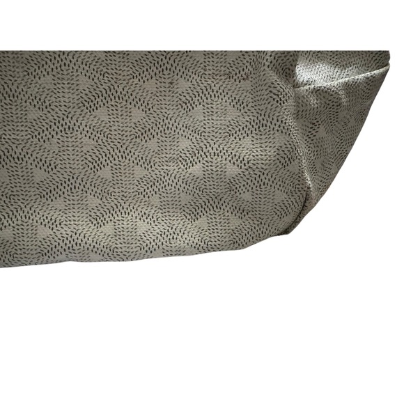 Goyard St Louis Tote Bag PM White Canvas Leather Trim - Picture 4 of 8